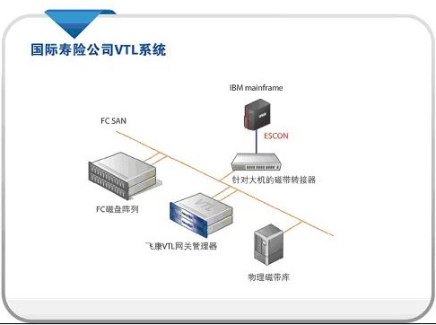 国家寿险公司VTL系统,飞康,tt存储