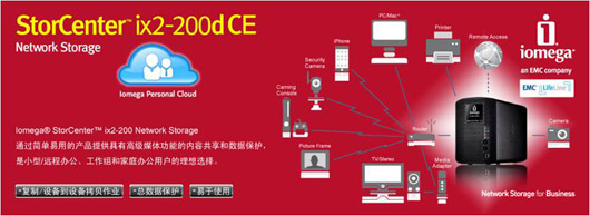 EMC-Iomega StorCenter ix2-200d
